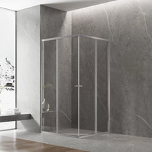 Load image into Gallery viewer, CORNER DOUBLE SLIDING DOOR SHOWER SCREEN (PC47S)