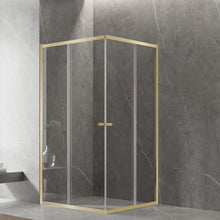 Load image into Gallery viewer, FRAMED CORNER DOUBLE SLIDING (MIX & MATCH SIZES) - GUNMETAL / LIGHT GOLD