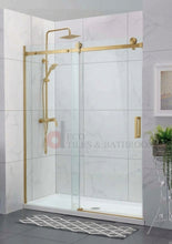 Load image into Gallery viewer, CVP031 WALL TO WALL FRAMELESS SLIDING SHOWER SCREEN