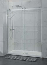 Load image into Gallery viewer, FRAMELESS BY-PASSING DOORS SHOWER SCREEN DS03