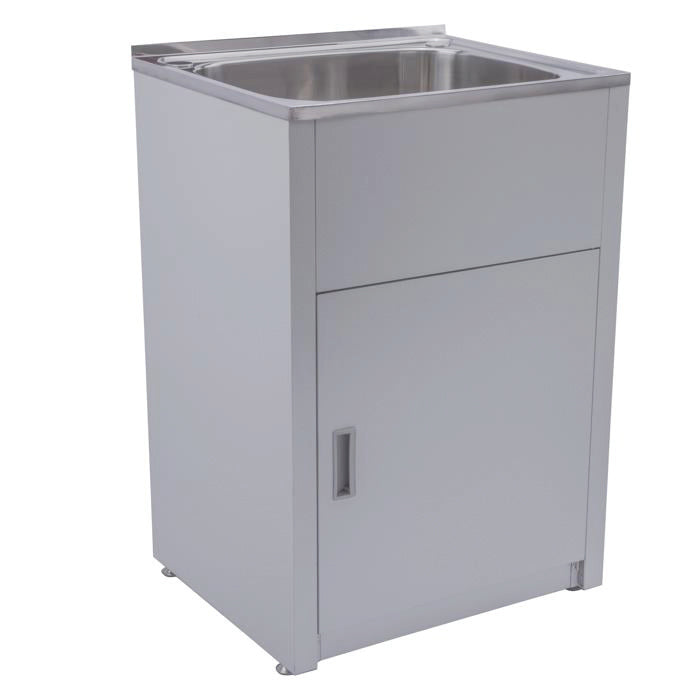 STAINLESS STEEL LAUNDRY TUB & CABINET