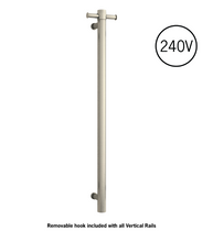 Load image into Gallery viewer, THERMOGROUP VERTICAL HEATED TOWEL BAR RD - BRUSHED NICKEL