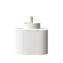 Load image into Gallery viewer, BONDI FLUTED 600MM CURVE VANITY