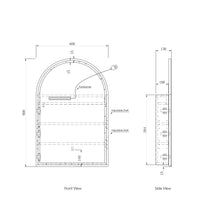Load image into Gallery viewer, LED ARCHIE SHAVING CABINET 900X600