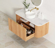 Load image into Gallery viewer, BONDI FLUTED 1200MM CURVE VANITY