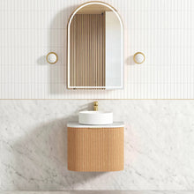 Load image into Gallery viewer, BONDI FLUTED 600MM CURVE VANITY