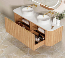Load image into Gallery viewer, BONDI FLUTED 1500MM CURVE VANITY