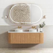 Load image into Gallery viewer, BONDI FLUTED 1500MM CURVE VANITY