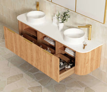 Load image into Gallery viewer, BONDI FLUTED 1800MM CURVE VANITY