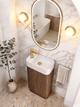 Load image into Gallery viewer, MAXI SPACE SAVER CURVE FLOOR STANDING VANITY