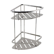 Load image into Gallery viewer, CORNER STAINLESS STEEL 2 TIER SHELF CHROME
