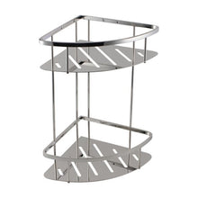 Load image into Gallery viewer, CORNER STAINLESS STEEL 2 TIER SHELF CHROME
