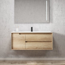 Load image into Gallery viewer, BYRON NATURAL OAK 1200MM WALL HUNG VANITY