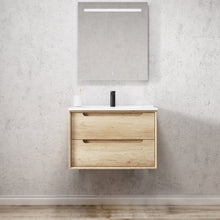 Load image into Gallery viewer, BYRON NATURAL OAK 750MM WALL HUNG VANITY