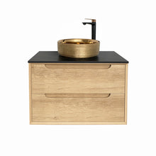 Load image into Gallery viewer, BYRON NATURAL OAK 750MM WALL HUNG VANITY
