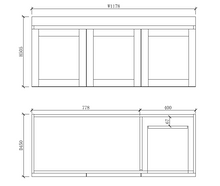 Load image into Gallery viewer, BOSTON WALL HUNG 1200MM SINGLE