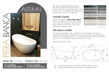 Load image into Gallery viewer, AUTUMN FREESTANDING STONE BATHTUB