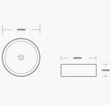 Load image into Gallery viewer, ROUND CERAMIC BASIN IA006

