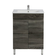 Load image into Gallery viewer, BERGE DARK GREY 600MM FREESTANDING VANITY