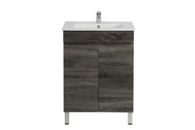 Load image into Gallery viewer, BERGE WHITE OAK 600MM FREESTANDING VANITY NARROW