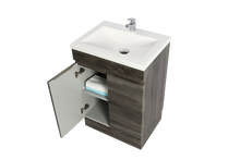 Load image into Gallery viewer, BERGE DARK GREY 600MM FREESTANDING VANITY