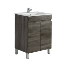 Load image into Gallery viewer, BERGE DARK GREY 600MM FREESTANDING VANITY