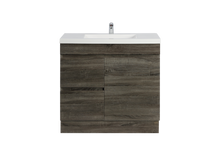 Load image into Gallery viewer, BERGE WHITE OAK 900MM FREESTANDING VAINTY