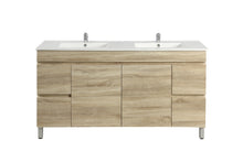 Load image into Gallery viewer, BERGE WHITE OAK 1500MM FREESTANDING VAINTY