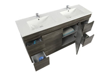 Load image into Gallery viewer, BERGE DARK GREY 1500MM FREESTANDING VAINTY