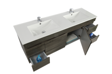 Load image into Gallery viewer, BERGE DARK GREY 1500MM WALL HUNG VAINTY