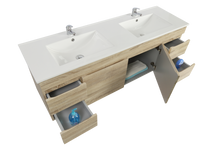 Load image into Gallery viewer, BERGE DARK GREY 1500MM WALL HUNG VAINTY