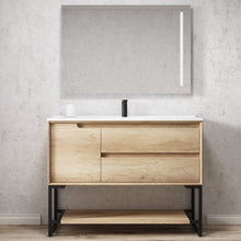 Load image into Gallery viewer, BYRON NATURAL OAK 1200MM WALL HUNG VANITY