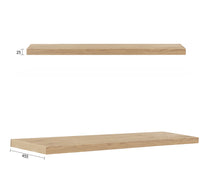 Load image into Gallery viewer, BYRON NATURAL OAK 600MM WALL HUNG VANITY