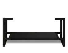 Load image into Gallery viewer, MARLO MATTE BLACK 1500MM WALL HUNG VANITY D-BOWLS