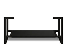 Load image into Gallery viewer, MARLO MATTE BLACK 900MM WALL HUNG VANITY