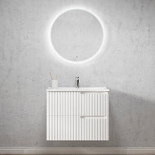 Load image into Gallery viewer, NOOSA MATTE WHITE 750MM WALL HUNG VANITY
