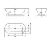 Load image into Gallery viewer, HAMPTON FREESTANDING BATHTUB