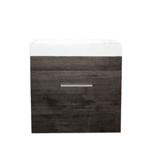 Load image into Gallery viewer, QUBIST TIMBERLOOK 500MM WALL HUNG VANITY

