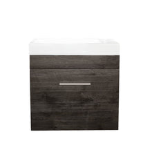 Load image into Gallery viewer, QUBIST TIMBERLOOK 500MM WALL HUNG VANITY