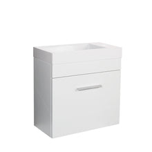 Load image into Gallery viewer, QUBIST MATT WHITE 500MM WALL HUNG VANITY
