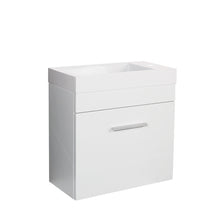 Load image into Gallery viewer, QUBIST MATT WHITE 500MM WALL HUNG VANITY