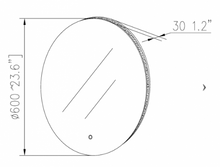 Load image into Gallery viewer, ROUND BACKLIT LED MIRROR