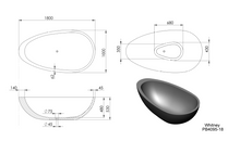 Load image into Gallery viewer, WHITNEY FREESTANDING STONE BATHTUB