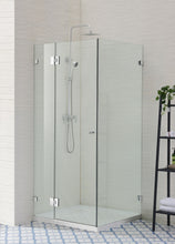 Load image into Gallery viewer, FRAMLESS SHOWER SCREEN L SHAPE CHROME