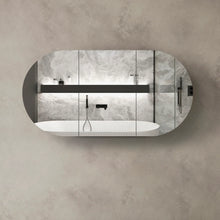 Load image into Gallery viewer, BONDI 1800X900 SHAVING CABINET BLACK OAK BOSV1890B