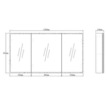 Load image into Gallery viewer, MOONLIGHT LED SHAVING CABINET