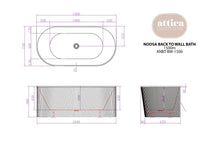 Load image into Gallery viewer, NOOSA BTW FREESTANDIN BATHTUB