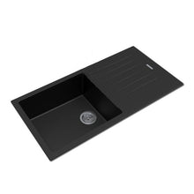 Load image into Gallery viewer, KITCHEN SINK SINGLE BOWL DRAINBOARD TOP GRANITE STONE
