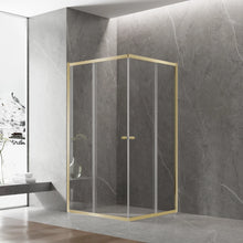 Load image into Gallery viewer, CORNER DOUBLE SLIDING DOOR SHOWER SCREEN (PC47S)

