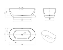 Load image into Gallery viewer, ATTICA MANOLO BATHTUB

